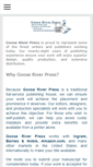 Mobile Screenshot of gooseriverpress.com